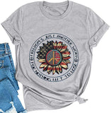 T-Shirt mit amerikanischer Flagge und Aufschrift „Freedom's Just Another Word for Nothing Left to Lose“