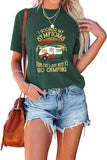 Damen T-Shirt für Camping-Liebhaber