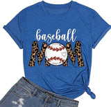 Baseball Mom T-Shirt Baseball Mom Shirt für Frauen Neuheit Shirt