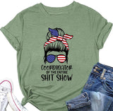 Women Coordinator of The Entire Shit Show Shirt Funny Mom T-Shirt