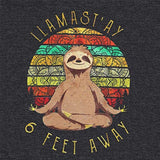 Llamast'ay 6 Feet AwayT-Shirt für Frauen Süßes Lama-Grafik-Shirt