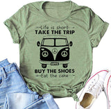 Das Leben ist kurz, mach die Reise T-Shirt