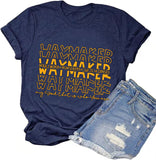 Waymaker T-Shirt Miracle Worker Promise Keeper Light in The Darkness My God Shirt pour femme