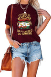Damen T-Shirt für Camping-Liebhaber