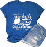 Making Memories One Campsite at A Time T-Shirt Camping Shirt