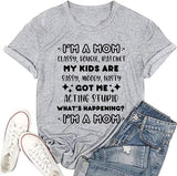 I'm A Mom Classy Bougie Ratchet My Kids are Sassy Moody Nasty T-Shirt Mom Shirt