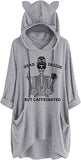 Dead Inside But Caféine Tournesol Femmes Sweat à capuche à manches longues Tête de mort Chemise pour femme