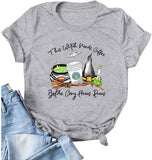 Women This Witch Needs Coffee T-Shirt Halloween Shirt