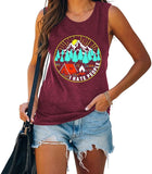 Damen Tank Top „I Hate People Happy Camper“ Camping-Shirt für Frauen