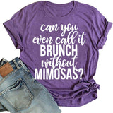 Brunch pour femmes sans chemise Mimosas, t-shirt graphique drôle