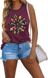 Damen Tank Top mit Blumen-Print