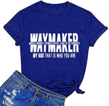 Women Way Maker Miracle Worker Promise Keeper T-Shirt Way Maker Shirt