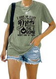 Femmes drôle nouvelle maman chemise f-bomb maman t-shirts