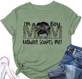 I'm A Boy Mom Nothing Scares Me T-Shirt
