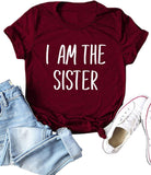 Damen T-Shirt „Ich bin die Schwester“