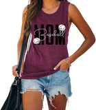 Baseball Mom Tank Top Baseball Mom Shirt for Women Graphic Tank Top