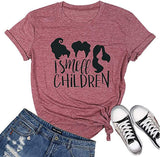 Women Hocus Pocus T-Shirt I Smell Children Shirt