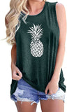 Damen Ananas Tank Tops Summer Vibes Shirt