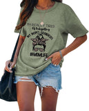 Women I'm Really Tired of Babysitting My Mom's Grandkids Tees Shirt Tops
