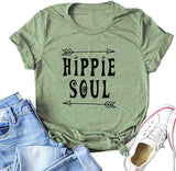 T-shirt Hippie Soul pour femmes