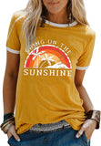 Women Bring On The Sunshine T-Shirt Women Graphic T-Shirt