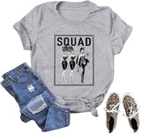 Hocus Pocus Squad T-Shirt for Women Halloween Shirt Squad Shirt