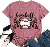 Baseball Mom T-Shirt Baseball Mom Shirt für Frauen Neuheit Shirt