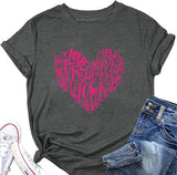 Women Love Shirt Valentines Day Gift T-Shirt