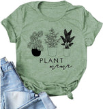 Women Plant Mama T-Shirt Graphic T-Shirt
