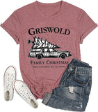Griswold Familie Weihnachten Tees Frauen Weihnachten T-Shirt