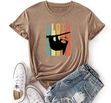 Sloth Shirt Women Funny Cute Sloth T-Shirt