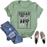 Hocus Pocus Squad T-Shirt for Women Halloween Shirt Squad Shirt