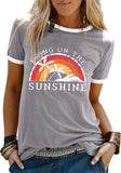 Women Bring On The Sunshine T-Shirt Women Graphic T-Shirt