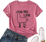 T-shirt No Prob Lama pour femmes