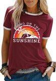 Women Bring On The Sunshine T-Shirt Women Graphic T-Shirt