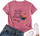 Women Mom Life Got Me Feeling Like HEI HEI Funny T-Shirt
