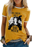 Women You Coulda Had a Bad Witch T-Shirt Halloween Shirt