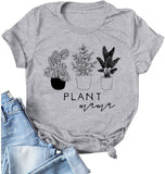 Women Plant Mama T-Shirt Graphic T-Shirt