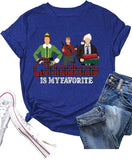 Noël est ma chemise préférée pour femmes, mon T-Shirt de noël préféré