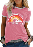 Women Bring On The Sunshine T-Shirt Women Graphic T-Shirt