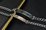 NEHZUS Couples Bracelets His and Hers Stainless Steel Matching Set Bracelet for Anniversary