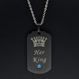nehzus jewelry couples necklace queen and king jewelry couples tags