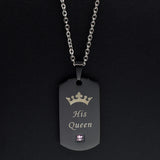 nehzus jewelry couples necklace queen and king jewelry couples tags