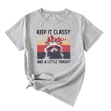 Women's Top Keep It Classy and A Little Short-sleeved T-shirt
