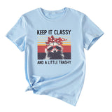 Women's Top Keep It Classy and A Little Short-sleeved T-shirt