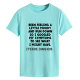 Damen T-Shirt mit Rundhalsausschnitt und kurzen Ärmeln