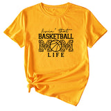 Livin That Basketball, Crewneck, Plus-size Women's T-shirt, Short-sleeved Shirt