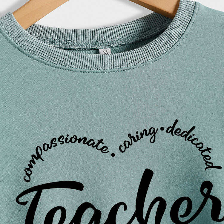 Compassionate Caring Fashion Round Neck Loose Long Sleeve Round Neck Sweater