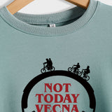 Not Today Vecna ​​Pull ample à manches longues pour femme