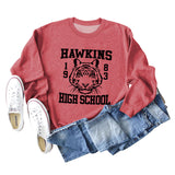 Hawkins 1893 Pull ample à manches longues et col rond pour femme
